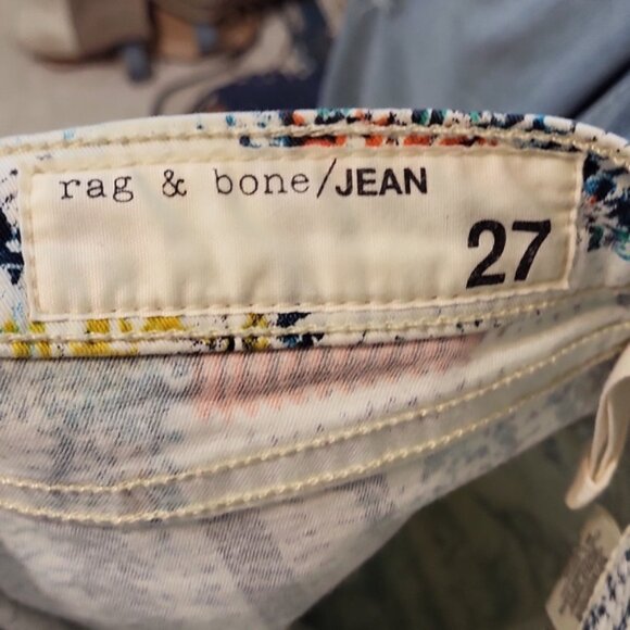 Rag & Bone Women's Surf Knit Legging Jeans Multicolor Print Size 27 - Picture 12 of 16